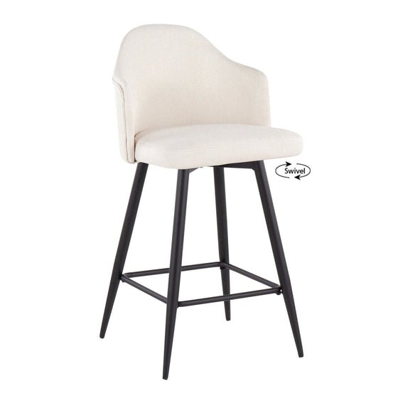 Ahoy - Counter Stool With Square Footrest (Set of 2)