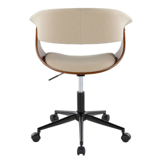 Vintage Mod - Office Chair - Walnut Base