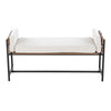 Kari - Bench - Black & Light Brown Base