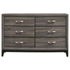 Watson - 6-Drawer Dresser - Gray Oak
