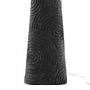 Kona - 31" Polyresin Table Lamp - Matte Black Polyresin, Brass And Natural Linen Shade from Grandview Gallery (Set of 2)