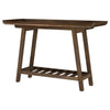 Ornelas - Console Table With Slatted Shelf - Mango Brown