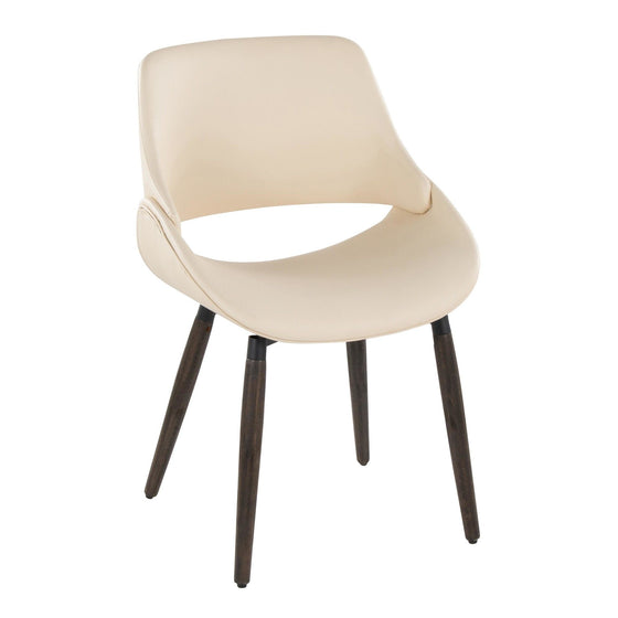Fabrico - Accent / Dining Chair (Set of 2) - Dark Walnut Wood