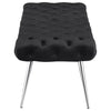 Ella - Upholstered Tufted Bench Metal Legs