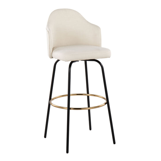 Ahoy - Bar Stool With Fabric Seat (Set of 2)