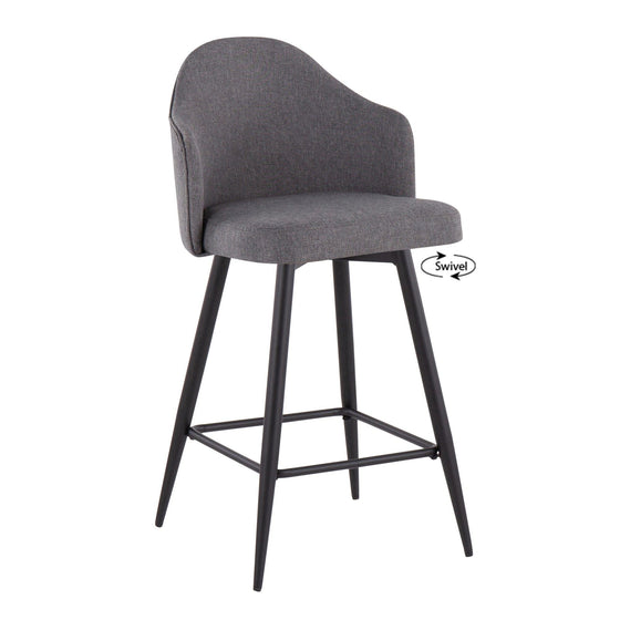 Ahoy - Counter Stool With Square Footrest (Set of 2)