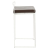 Fuji - Stackable Counter Stool - White Base (Set of 2)