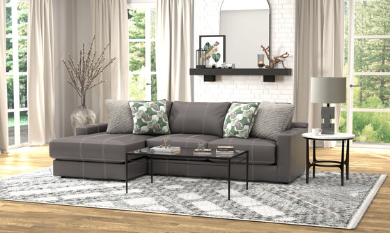 Minori - Italian Leather Sectional Sofa