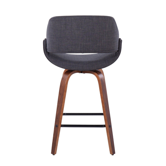 Fabrico - 26" Fixed-height Counter Stool (Set of 2) - Dark Gray