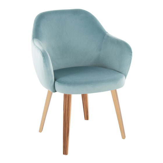 Buena - Dining Chair (Set of 2) - Zebra Wood Legs