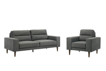  Vale - 2 Piece Sofa & Chair - Gray