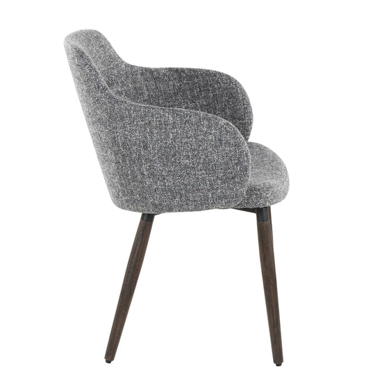 Boyne - Dining / Accent Chair (Set of 2) - Dark Walnut Wood