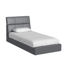  Valari - PU Twin Bed - Gray
