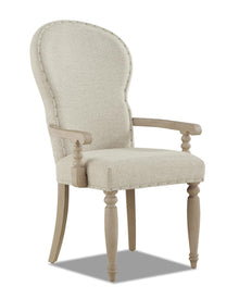  Nashville - Upholstered Arm Chair (Set of 2) - Gray Taupe