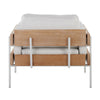 Kari - Accent Chair - White & Natural Base