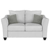 Salizar - Upholstered Flared Arm Loveseat - Sand