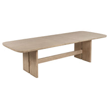  Kailani - Rectangular Wood Dining Table - Beige Oak