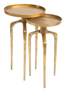  Como - Accent Tables - Antique Gold