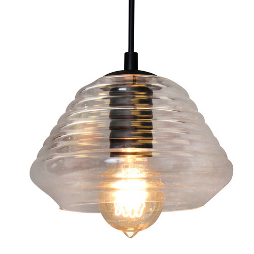 Torus - Triangle Pendant Lamp - Clear