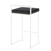 Fuji - Stackable Counter Stool - White Base (Set of 2)
