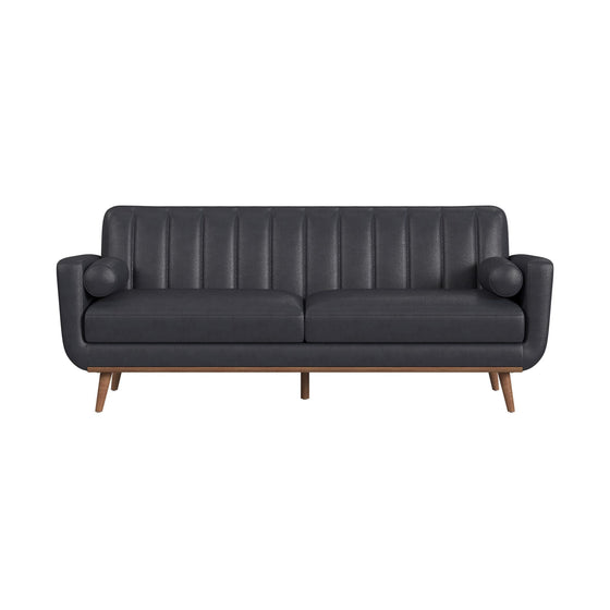 Horizon - Sofa With Wood Front And 2 Pillows