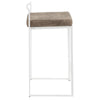 Fuji - Stackable Counter Stool - White Base (Set of 2)
