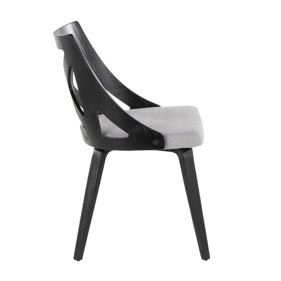 Charlotte - Chair (Set of 2) - Black Wood