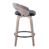 Grotto - 26" Fixed-height Counter Stool (Set of 2) - Light Gray