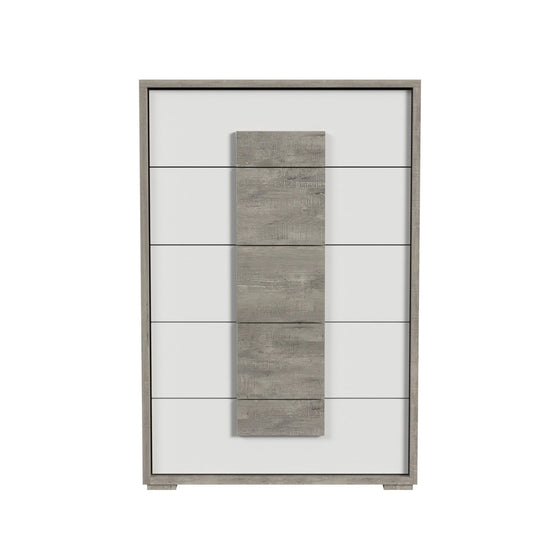 San Matteo - 5-Drawer Chest - Gray
