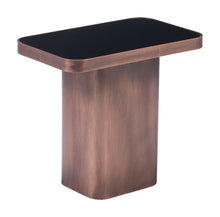  Marcos - Side Table - Black / Antique Bronze