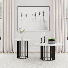  Haven - Round Marble Coffee Table Set