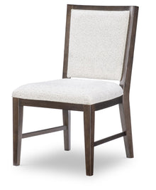  Architect - Upholstered Ladderback Side Chair (Set of 2) - Dark Brown