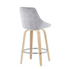 Diana - Fixed-Height Counter Stool - Wood Legs (Set of 2)