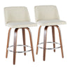 Toriano - Upholstered Counter Stool Set