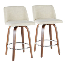  Toriano - Upholstered Counter Stool Set