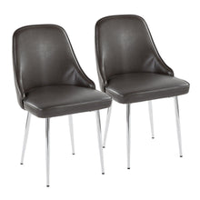  Marcel - Dining Chair (Set of 2) - Silver Legs