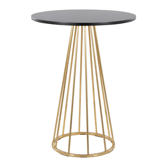 Canary - Counter Table - Gold Metal
