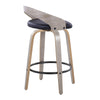 Grotto - 26" Fixed-height Counter Stool (Set of 2) - Light Gray