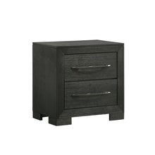  Allan - 2-Drawer Nightstand - Black