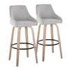 Hannah - 30" Fixed-Height Barstool With Swivel (Set of 2)