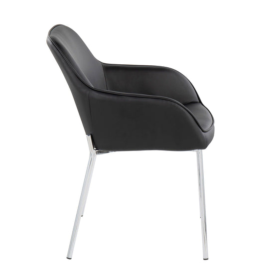 Daniella - Dining Chair - Chrome Metal (Set of 2)