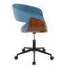 Vintage Mod - Office Chair - Walnut Base