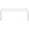 Opal - Rectangular Glass Frame Table