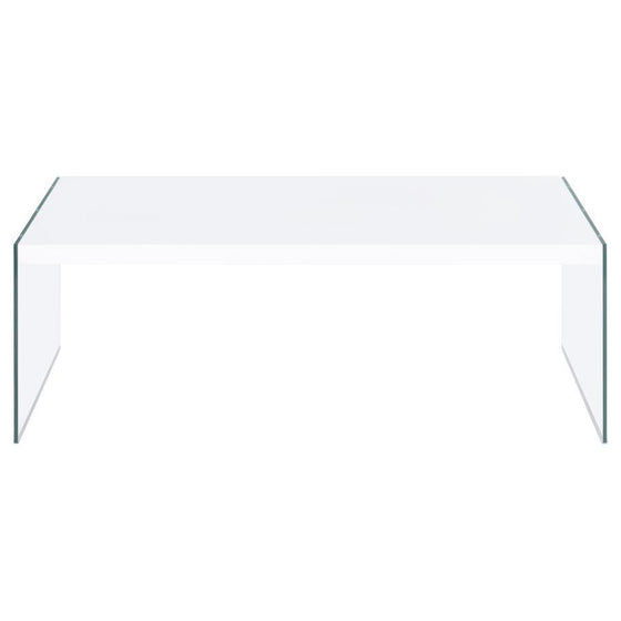 Opal - Rectangular Glass Frame Table