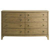 Granada - 8-Drawer Dresser Cabinet - Natural Pine