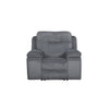 Teddy - Recliner With Power Headrest & Footrest - Gray
