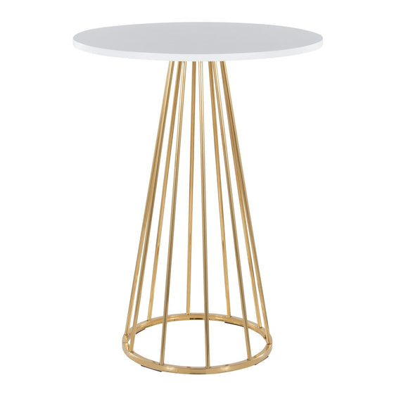 Canary - Counter Table - Gold Metal