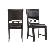  Amherst - Standard Height Faux Leather Side Chair (Set of 2) - Walnut