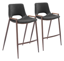  Desi - Counter Stool (Set of 2) Walnut Legs