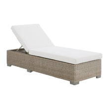  Ollie - Chaise Lounge - Tan And Olefin White Cream